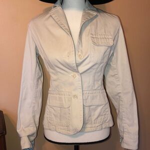 Van heusen tan button up collared jacket